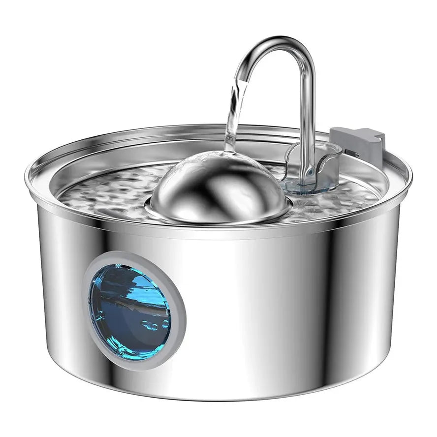 JMT-790346 Large Capacity Stainless Steel Outdoor Pet Water Fountain with Multi-Stage Filtration System