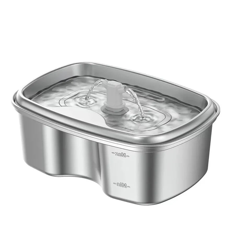 JMT-790346 Large Capacity Stainless Steel Outdoor Pet Water Fountain with Multi-Stage Filtration System
