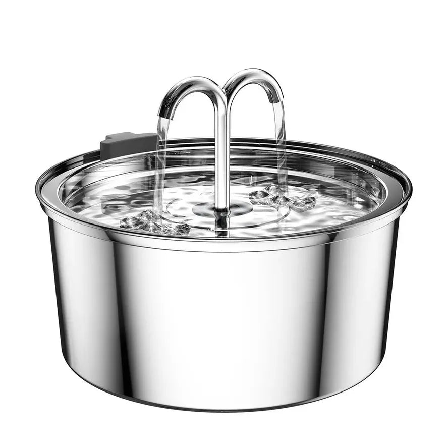 JMT-790346 Large Capacity Stainless Steel Outdoor Pet Water Fountain with Multi-Stage Filtration System