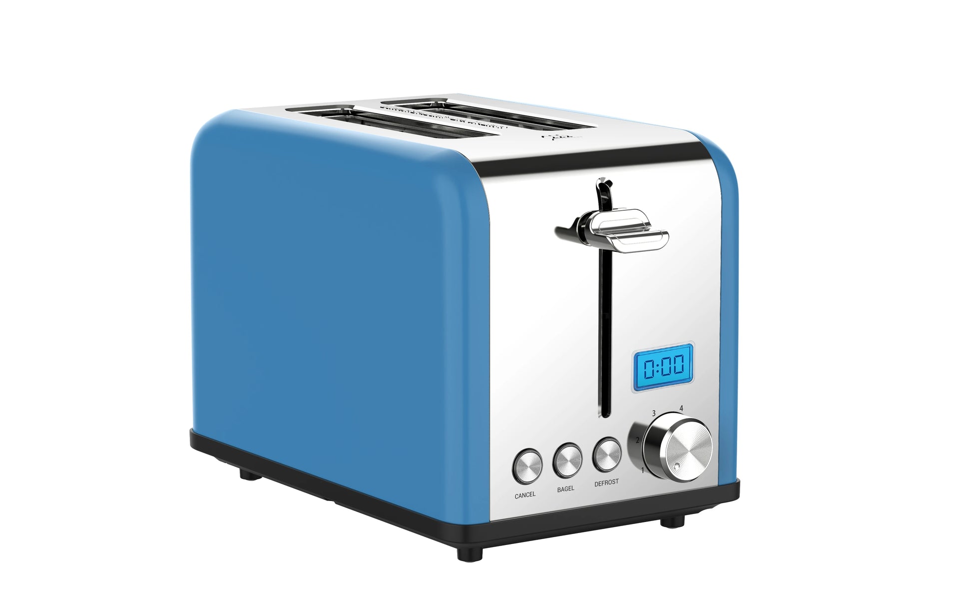 JMT-790922 2-Slice Stainless Steel Digital Toaster with LCD Display