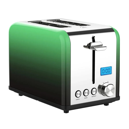 JMT-790922 2-Slice Stainless Steel Digital Toaster with LCD Display