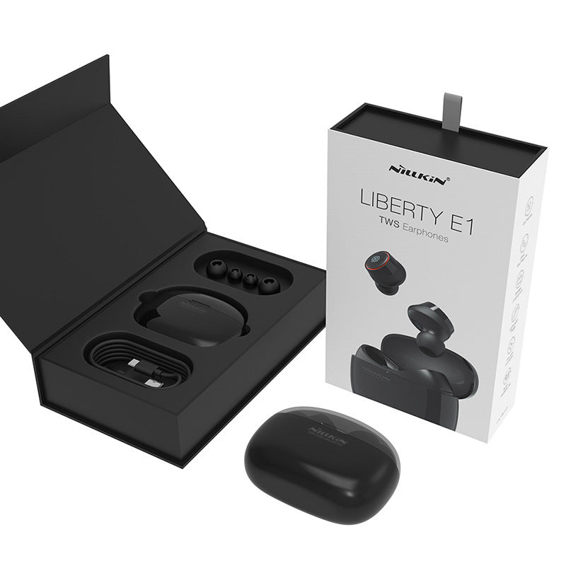 JMT-791114 TWS E1-Liberty Bluetooth 5.0 Wireless Headset with Stereo Sound and Call Function - Available in Gold and Red