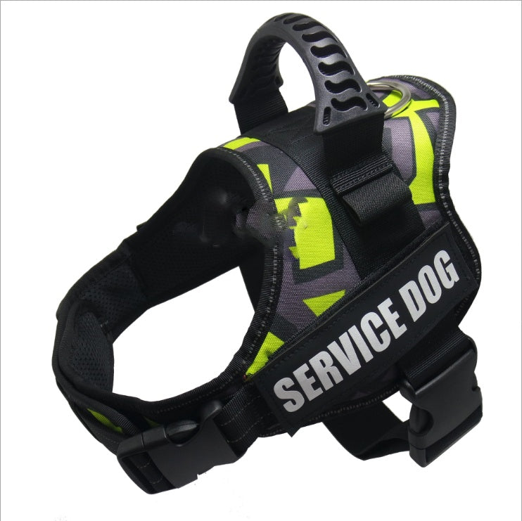 JMT-791306 Durable Reflective Nylon Pet Chest Harness with Adjustable Shoulder Strap and All-Weather Function