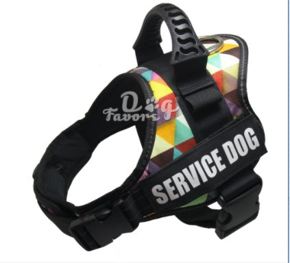 JMT-791306 Durable Reflective Nylon Pet Chest Harness with Adjustable Shoulder Strap and All-Weather Function