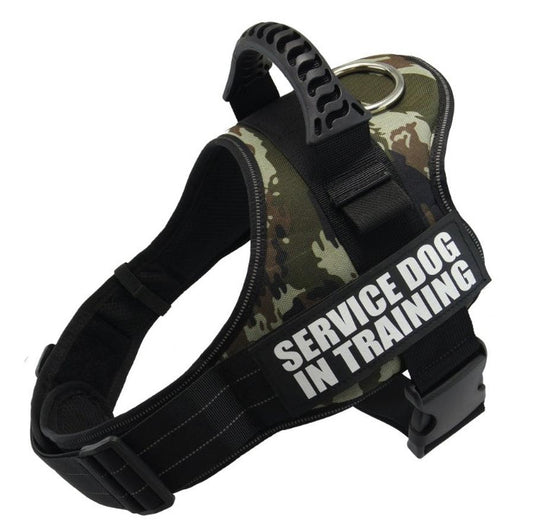 JMT-791306 Durable Reflective Nylon Pet Chest Harness with Adjustable Shoulder Strap and All-Weather Function