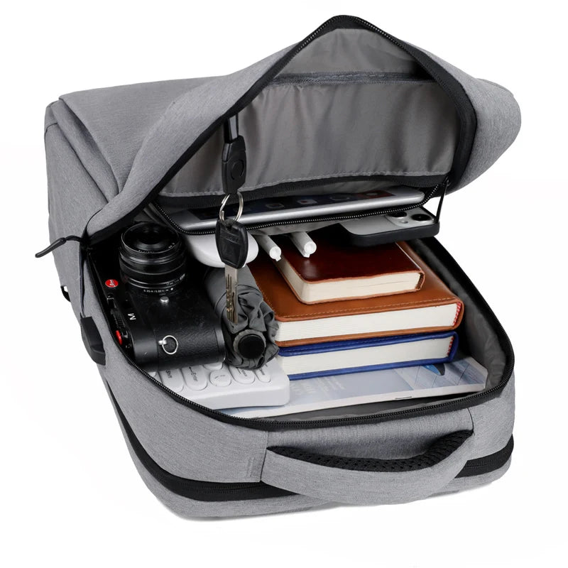 JMT-791306 Large Capacity Waterproof Laptop Backpack with USB Charging Port for Daily Travel and Outdoor Use