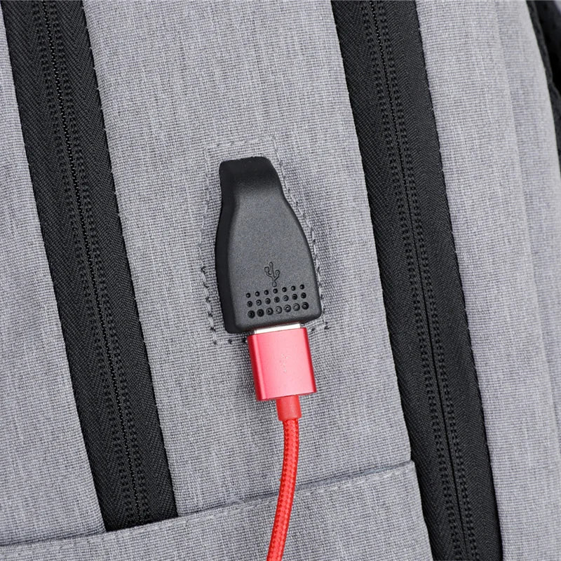 JMT-791306 Large Capacity Waterproof Laptop Backpack with USB Charging Port for Daily Travel and Outdoor Use