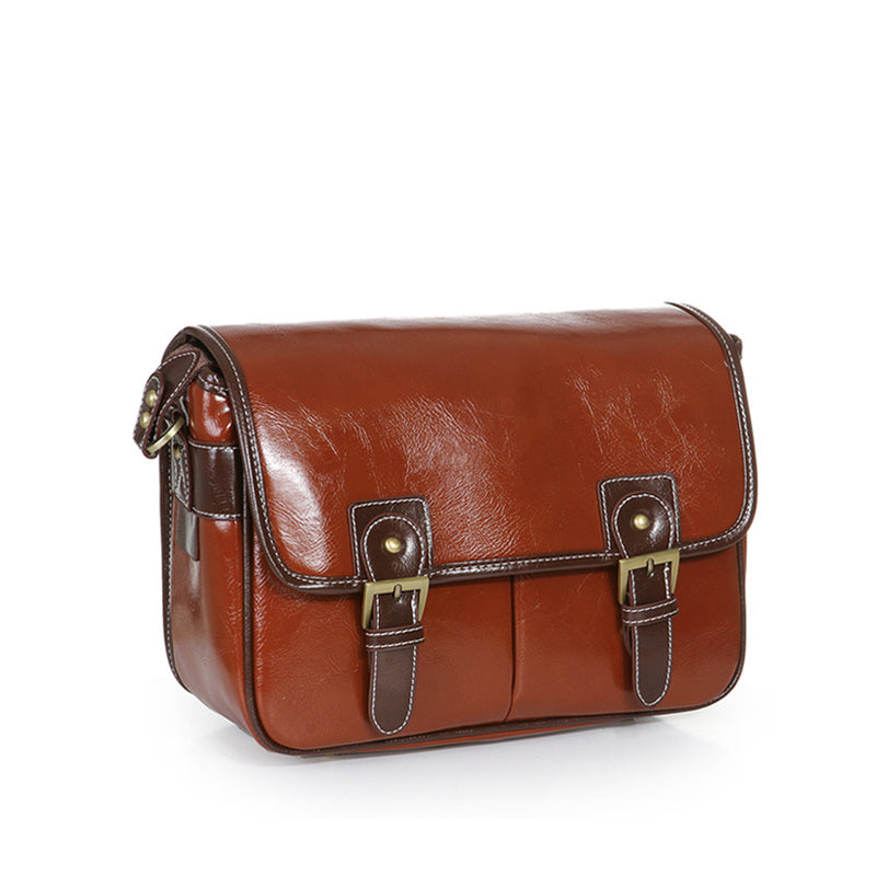 JMT-791306 One-Shoulder Reverse Camera Bag with High-Grade Canvas and PU Leather Options