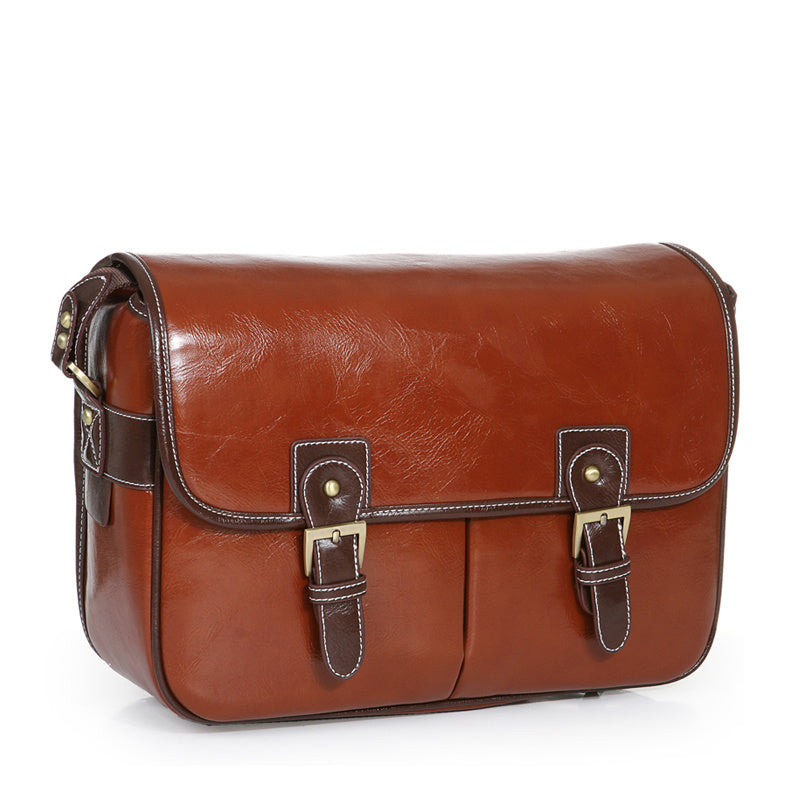 JMT-791306 One-Shoulder Reverse Camera Bag with High-Grade Canvas and PU Leather Options