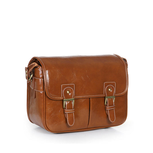 JMT-791306 One-Shoulder Reverse Camera Bag with High-Grade Canvas and PU Leather Options