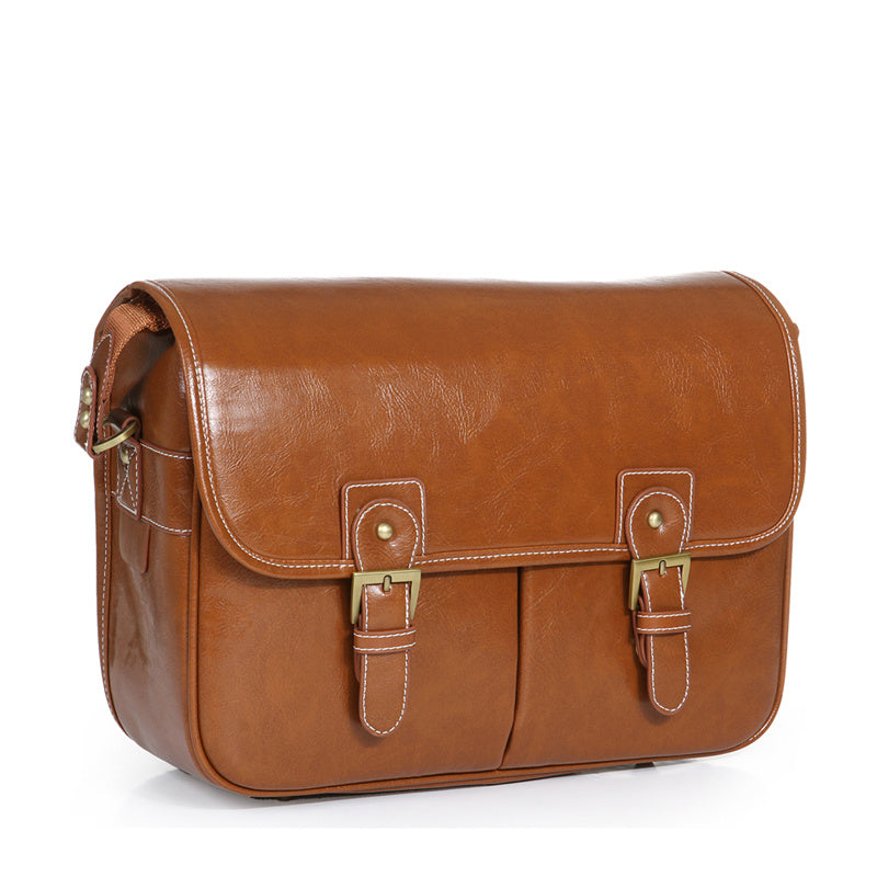 JMT-791306 One-Shoulder Reverse Camera Bag with High-Grade Canvas and PU Leather Options