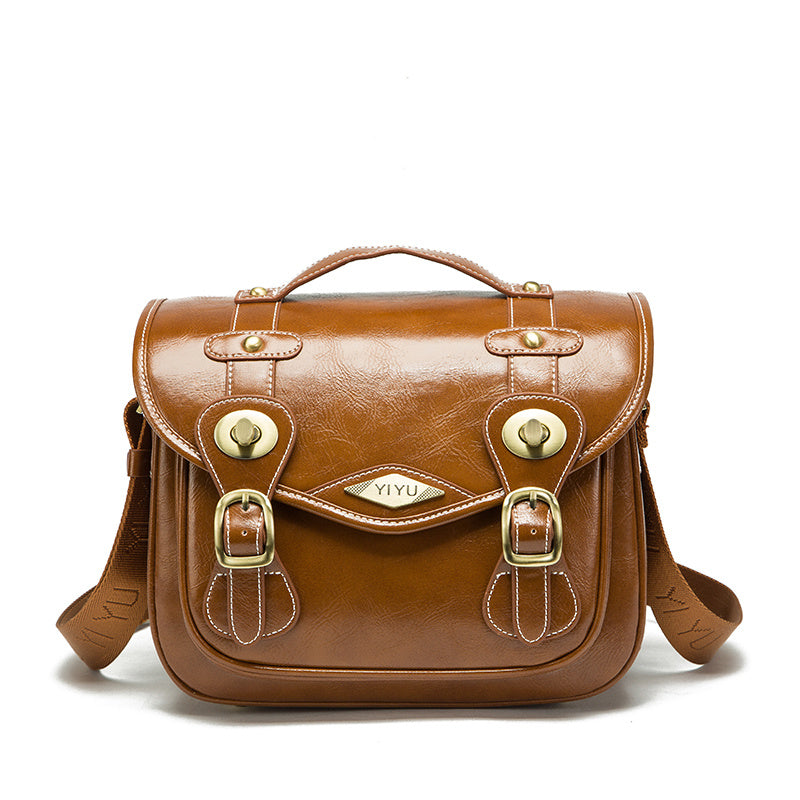 JMT-791306 One-Shoulder Reverse Camera Bag with High-Grade Canvas and PU Leather Options