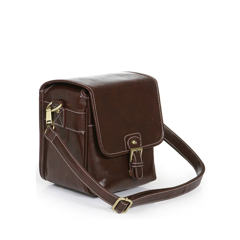 JMT-791306 One-Shoulder Reverse Camera Bag with High-Grade Canvas and PU Leather Options