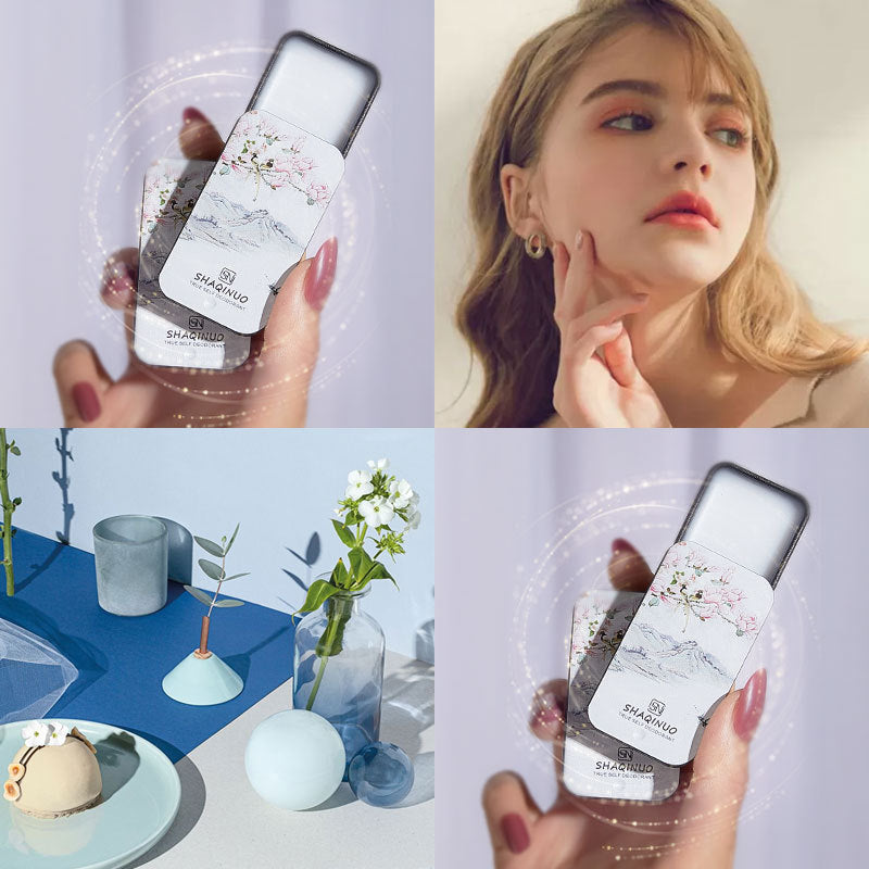 JMT-791434 Portable Solid Skin Care Lotion with Deodorant - Fragrance Options: Blue Wind Chime, Darjeeling Tea, Silver Mountain Spring (10g-30g)