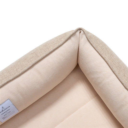 JMT-791434 Removable and Washable Waterproof Pet Nest Pad in Khaki - Available in M, L, and XL Sizes