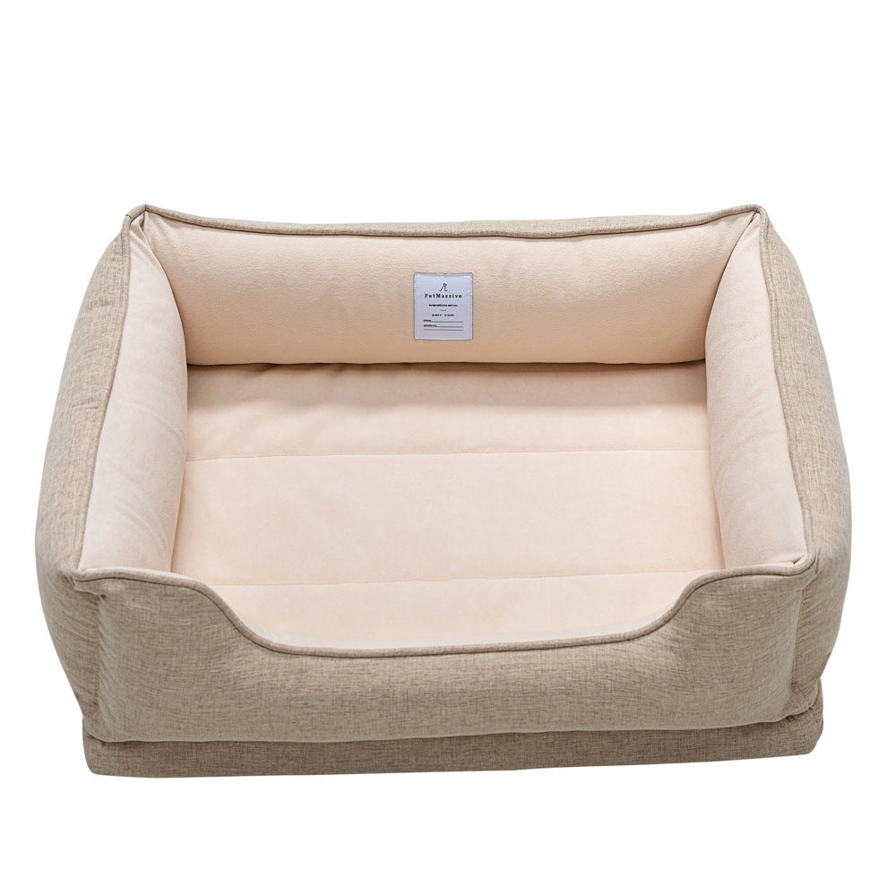 JMT-791434 Removable and Washable Waterproof Pet Nest Pad in Khaki - Available in M, L, and XL Sizes