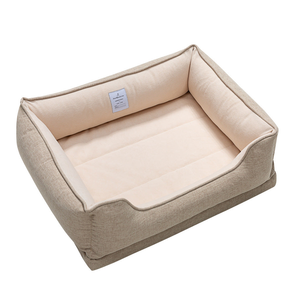 JMT-791434 Removable and Washable Waterproof Pet Nest Pad in Khaki - Available in M, L, and XL Sizes