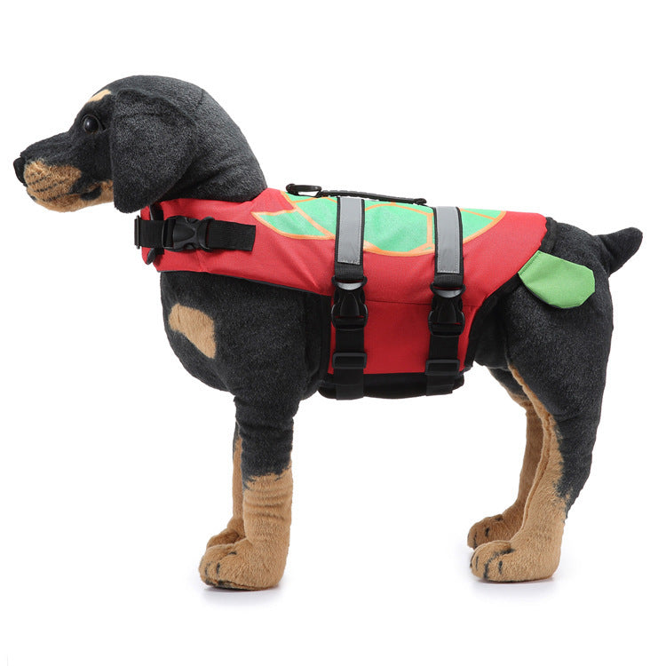 JMT-791754 Pet Swimwear Life Jacket for Dogs - Casual Polyester Design in Sizes S, M, L