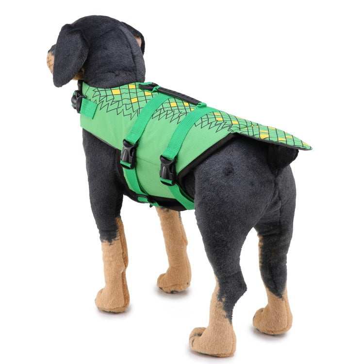 JMT-791754 Pet Swimwear Life Jacket for Dogs - Casual Polyester Design in Sizes S, M, L