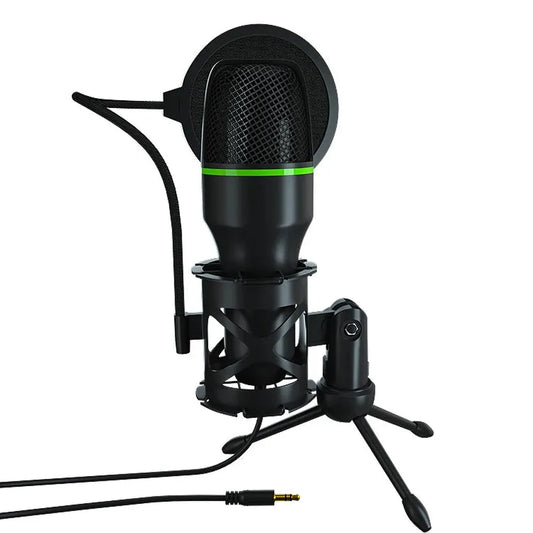 JMT-791946 Professional 3.5mm Wired Condenser Microphone for PC and Desktop Audio Recording