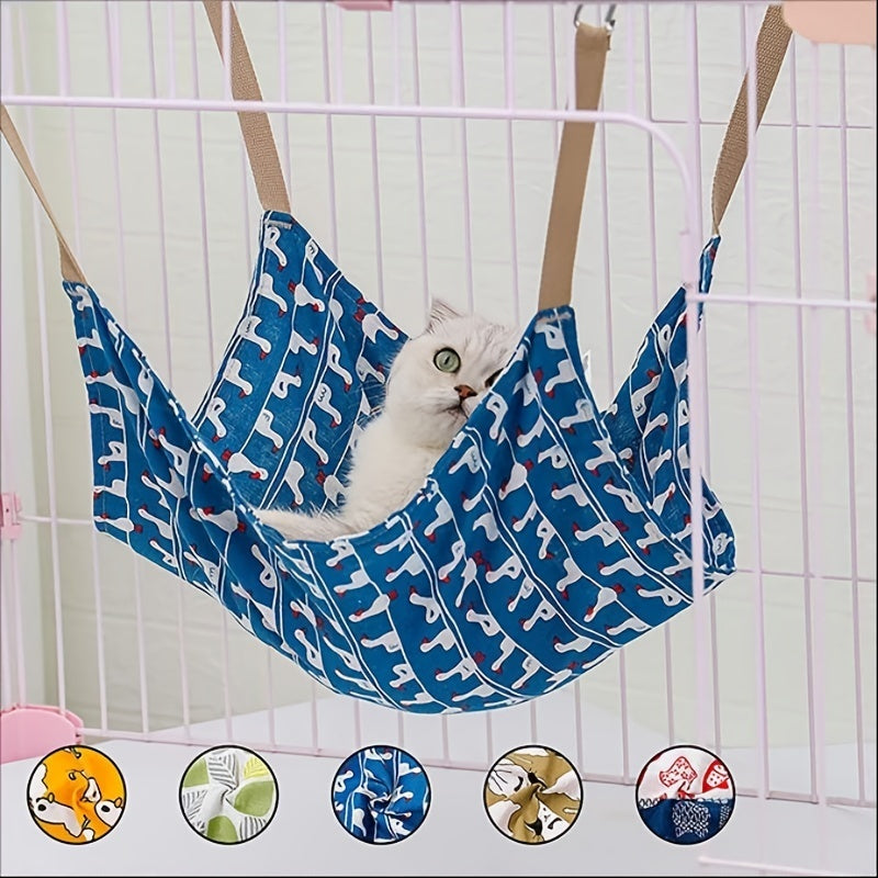 JMT-792138 Breathable Multi-Color Cotton Hemp Cat Hammock for Hanging Nest in Pet Cage