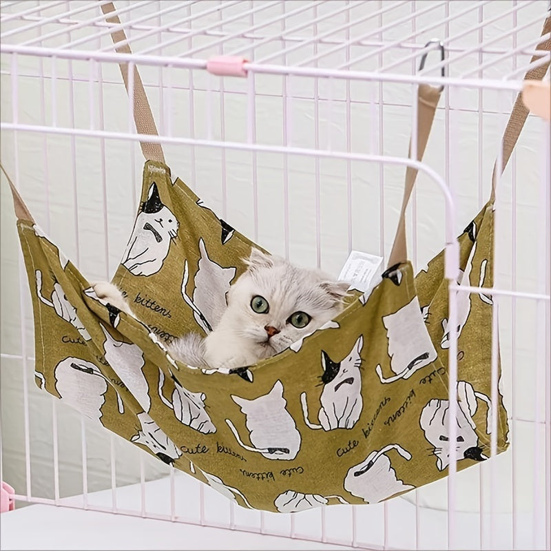 JMT-792138 Breathable Multi-Color Cotton Hemp Cat Hammock for Hanging Nest in Pet Cage
