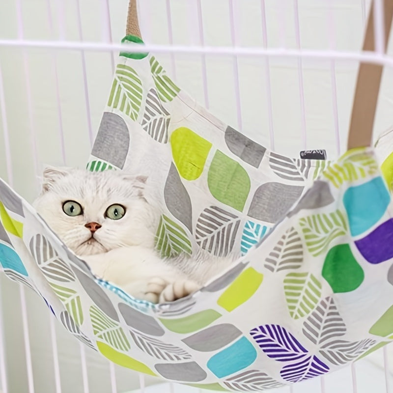 JMT-792138 Breathable Multi-Color Cotton Hemp Cat Hammock for Hanging Nest in Pet Cage
