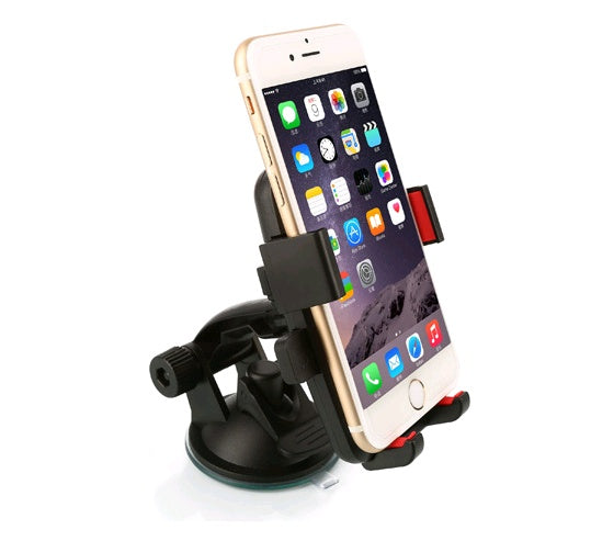 JMT-792138 Universal Windshield and Dashboard Phone Holder with Adjustable Lock and Versatile Mounting Options