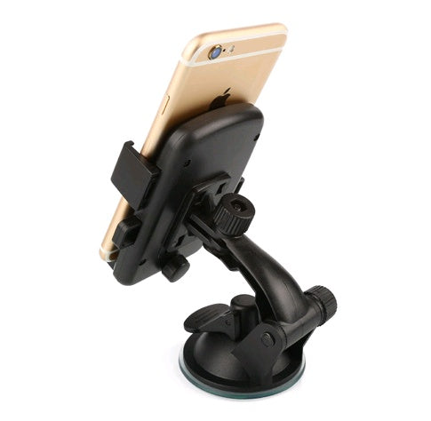 JMT-792138 Universal Windshield and Dashboard Phone Holder with Adjustable Lock and Versatile Mounting Options