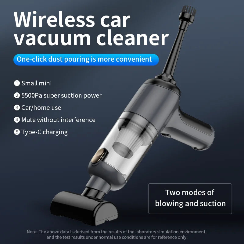 JMT-792586 Cordless Portable Handheld 2-in-1 Vacuum Cleaner for Effective Car Cleaning