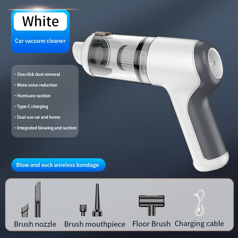 JMT-792586 Cordless Portable Handheld 2-in-1 Vacuum Cleaner for Effective Car Cleaning