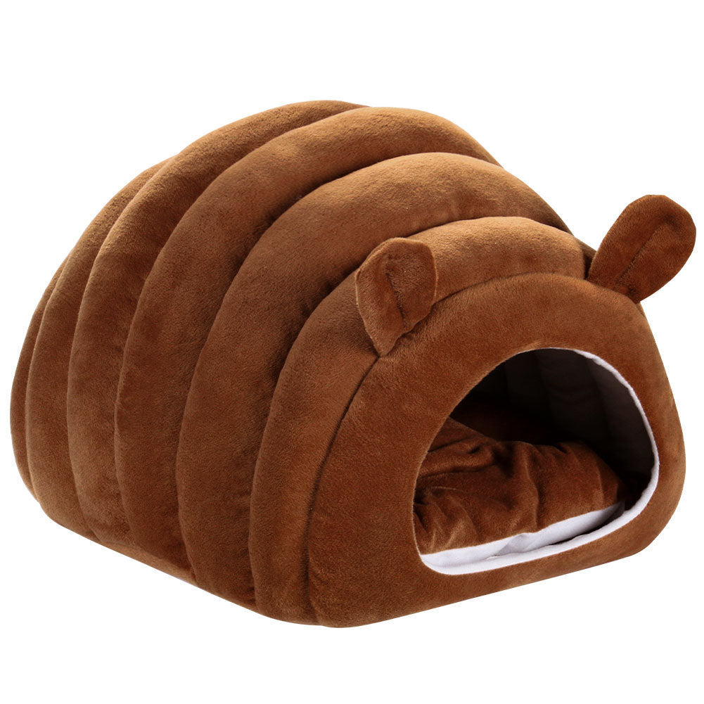 JMT-792586 Winter Warm Cat Nest Pad - Cute Caramel, Pink, Light Gray - Crystal Super Soft & Breathable 43X40X35CM