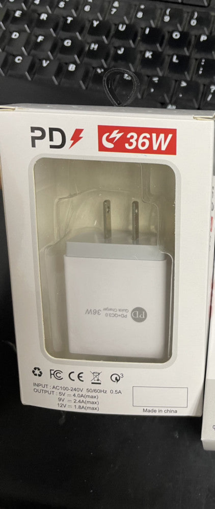 JMT-792970 20W USB PD Fast Charge Multi-Port Charger for Lithium Batteries