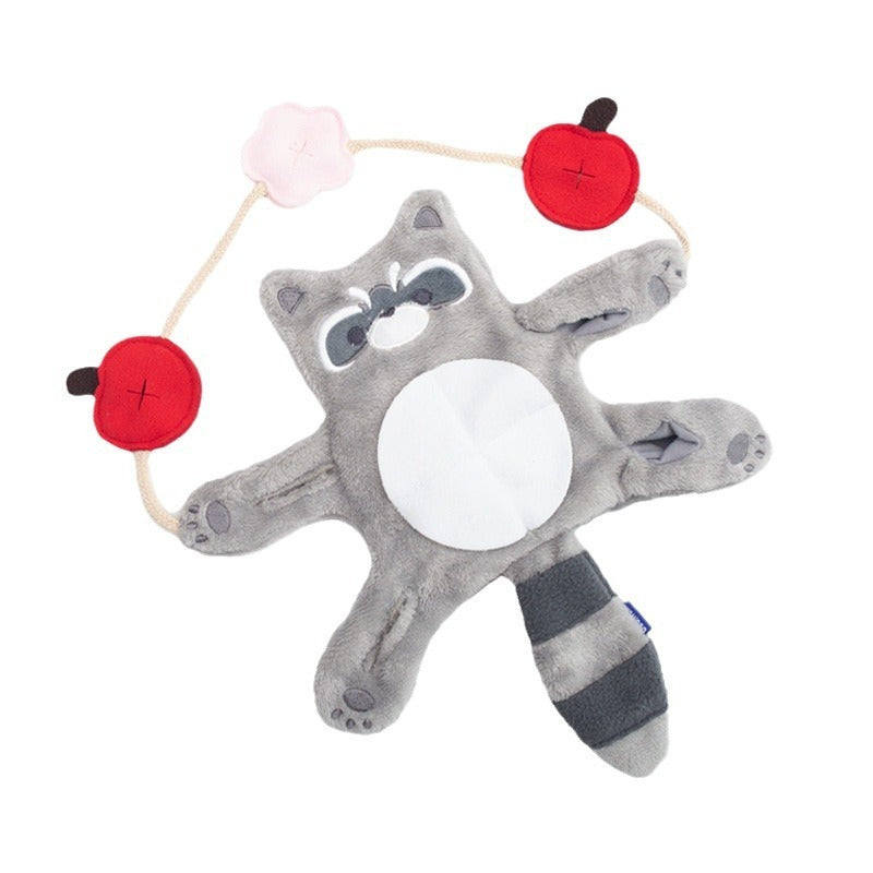 JMT-793098 Interactive Plush Teddy Bear Toy for Small Dogs - Teeth Grinding and Solitude Comfort with Hidden Treats