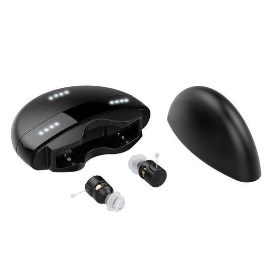 JMT-793098 Rechargeable Digital Voice Amplifier for Enhanced Hearing with Volume Memory and Feedback Suppression