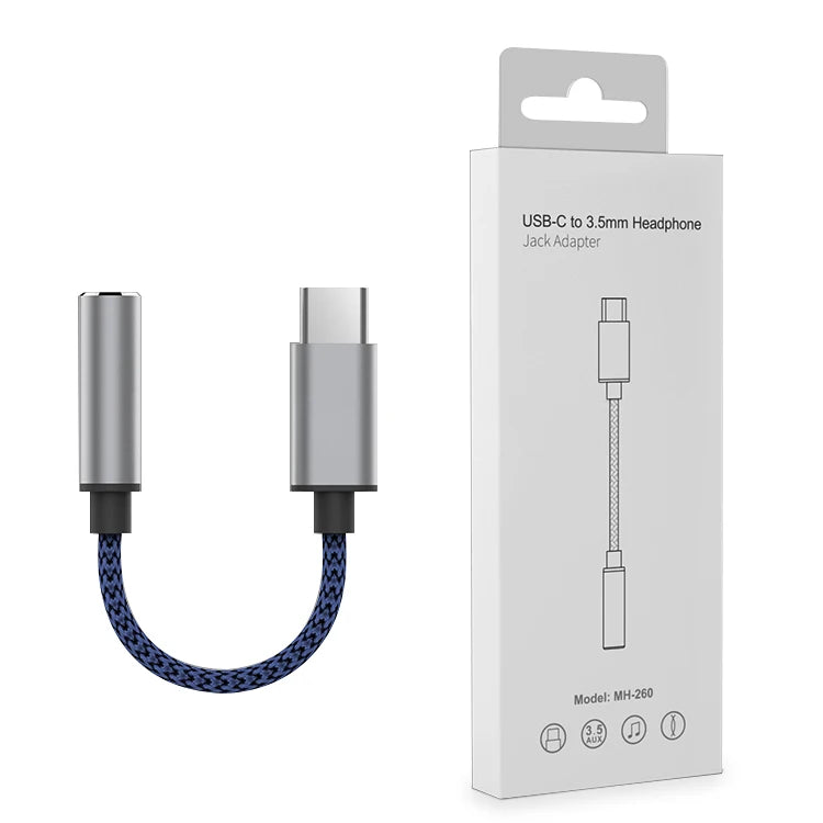 JMT-793098 USB-C to 3.5mm Headphone Jack Adapter for Samsung S20 and Note 10 Audio Connection