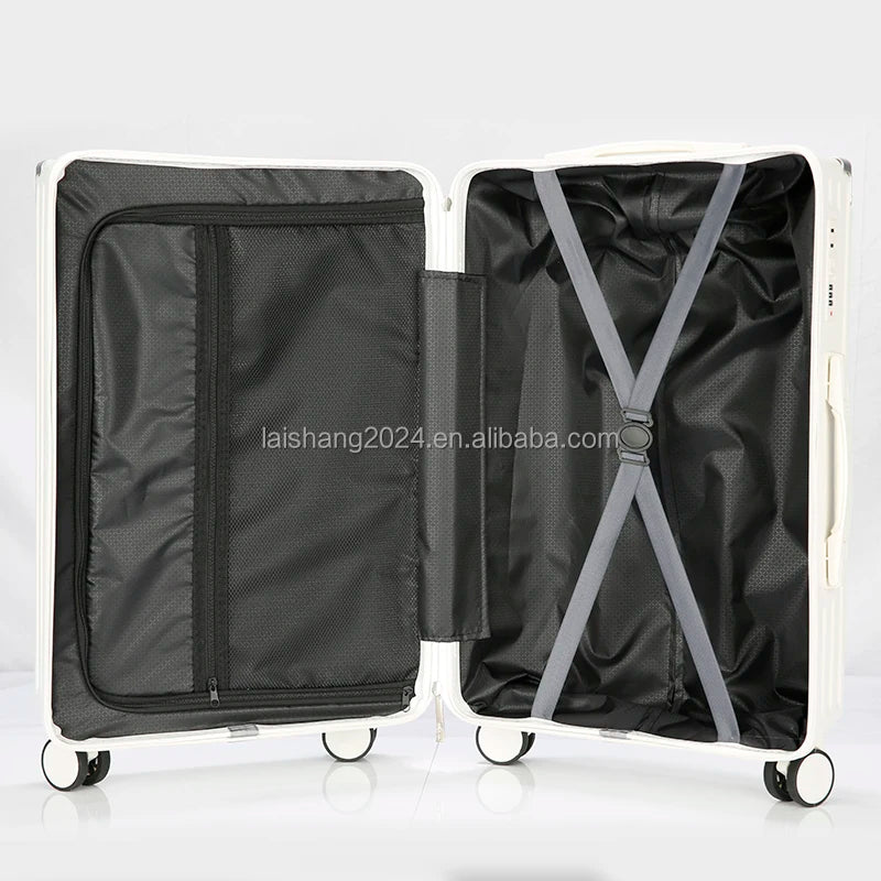 JMT-794058 Durable 4-Wheel Soft Shell Luggage Travel Set Trolley Suitcase with Wheels