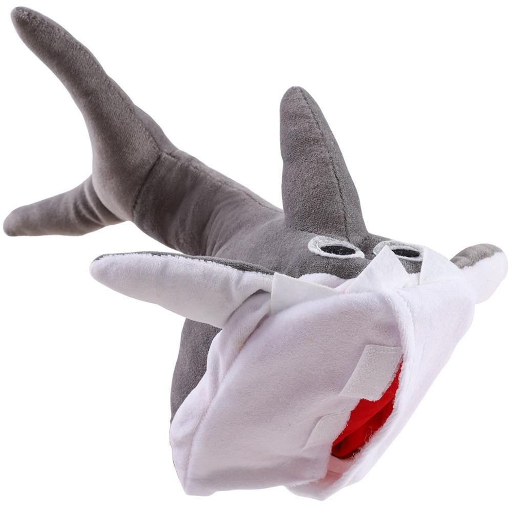 JMT-794250 Plush Shark Doll Toy - Soft Cotton Filling, Gray, Available in S and M Sizes
