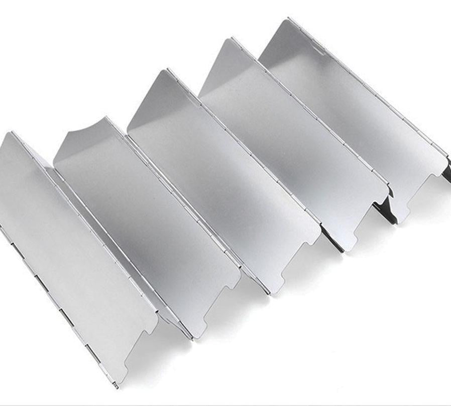 JMT-794314 Aluminum Folding Windshield with Latch and Cloth Storage Bag