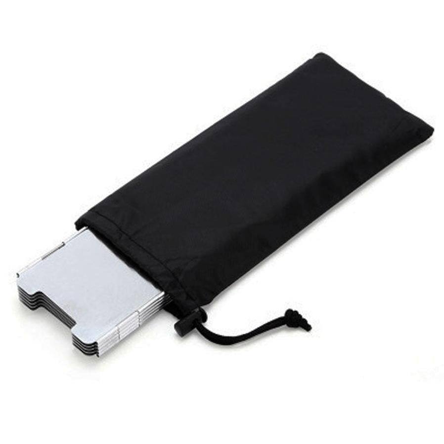 JMT-794314 Aluminum Folding Windshield with Latch and Cloth Storage Bag