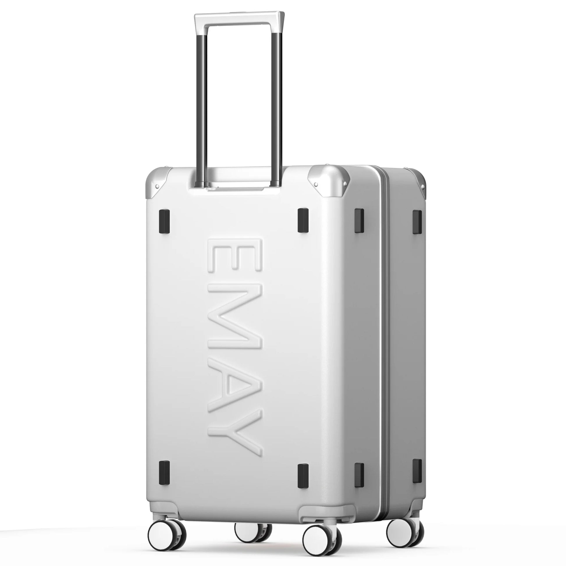 JMT-794314 Durable Hardshell PC Trolley Travel Suitcase with Aluminium Details, Ideal Carry-On Luggage