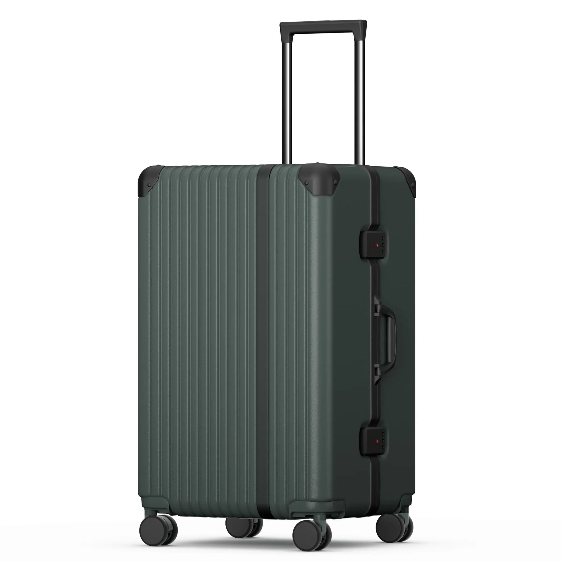 JMT-794314 Durable Hardshell PC Trolley Travel Suitcase with Aluminium Details, Ideal Carry-On Luggage