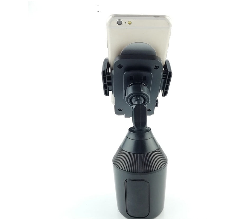 JMT-794442 360° Rotating Car Cup Holder and Mobile Phone Holder Model 090-080B, Adjustable & Durable with Foam Protection