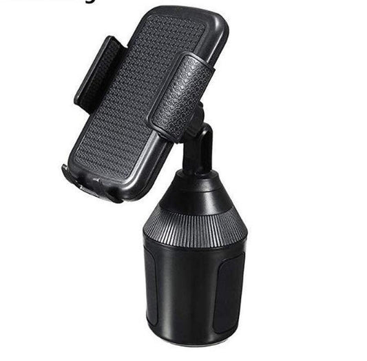 JMT-794442 360° Rotating Car Cup Holder and Mobile Phone Holder Model 090-080B, Adjustable & Durable with Foam Protection