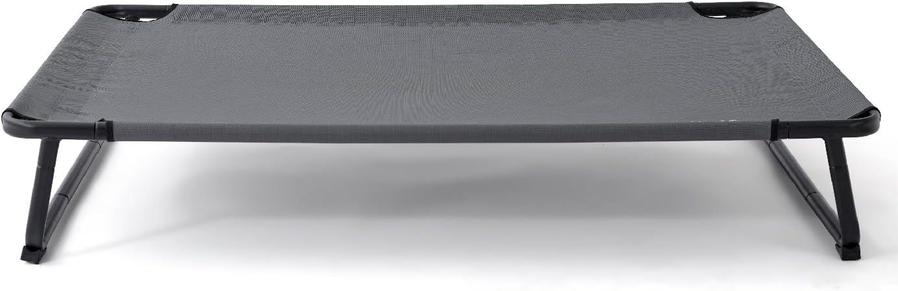 JMT-794442 Elevated Large Dog Outdoor Bed with Adjustable Buckle Legs, Washable Mesh Cover, Non-Slip Feet, Durable, Indoor & Outdoor Use