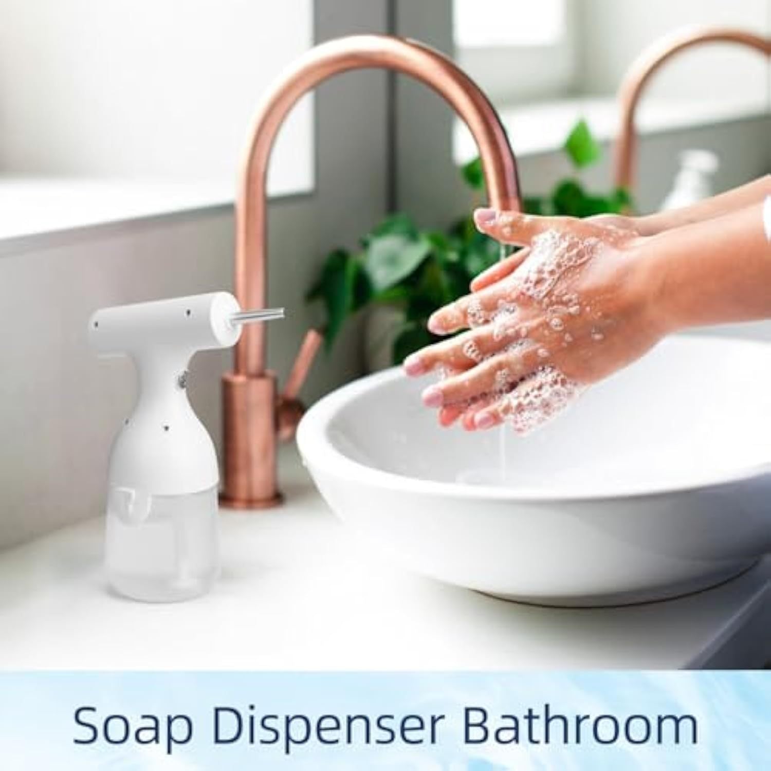 JMT-794506 Electric Foam Soap Dispenser for Pet Cleaning with Rechargeable Battery and Dual Nozzle System