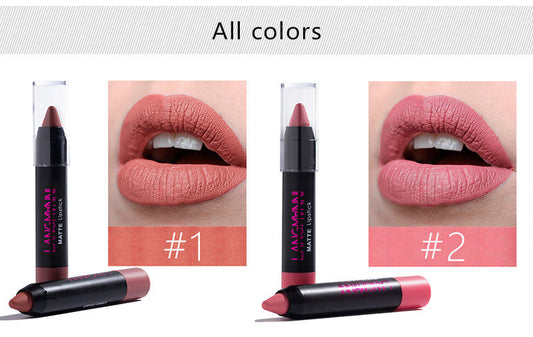 JMT-794698 12-Piece Long Lasting Matte Lipstick Set - Universal Shade Range, 5g Each