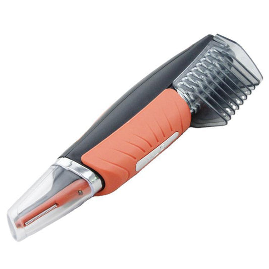 JMT-794826 Double-Headed Men’s Shaver & Nose Hair Trimmer with LED Light for Precision Grooming