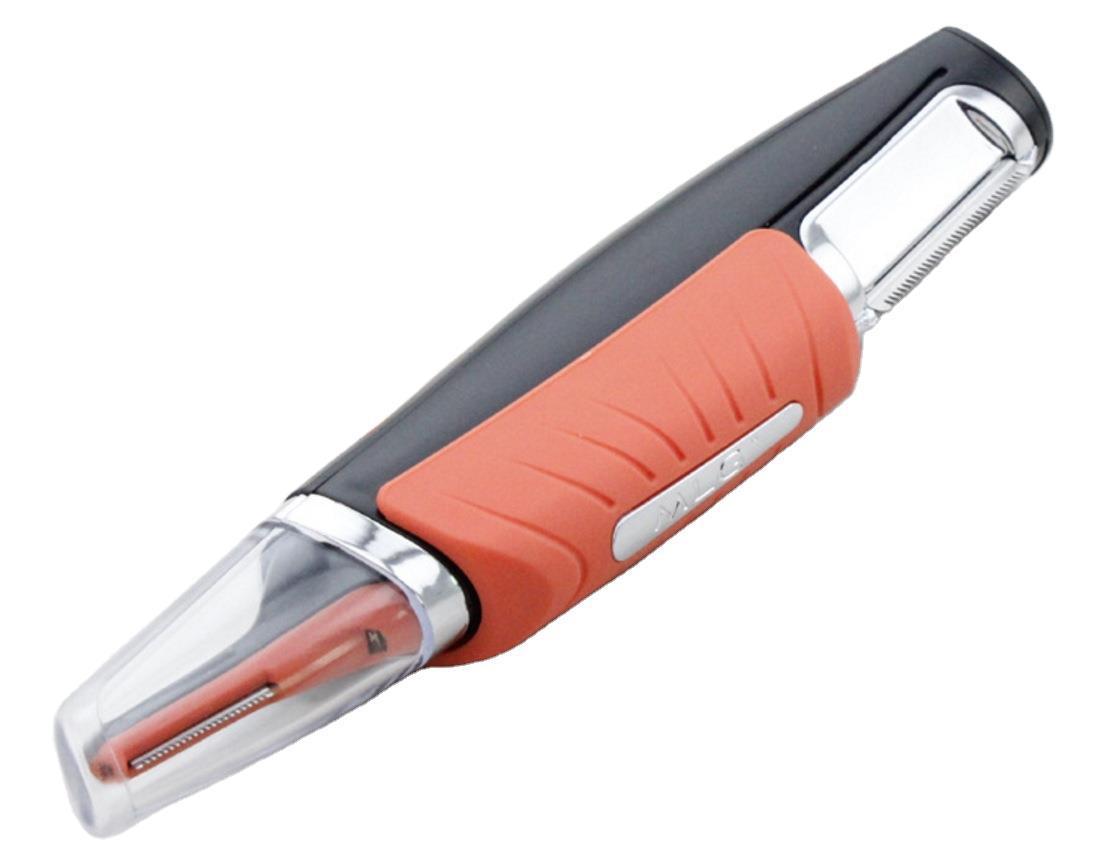 JMT-794826 Double-Headed Men’s Shaver & Nose Hair Trimmer with LED Light for Precision Grooming