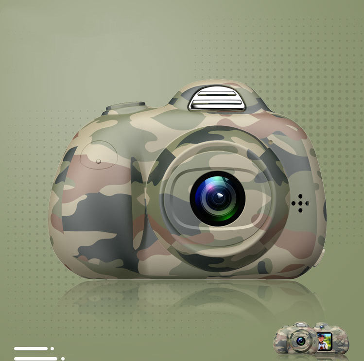 JMT-794954 Kids' Compact Digital Camera - 2.0 Inch LCD, 1080p Recording, Built-in Battery - Pink, Red, Blue, Camouflage